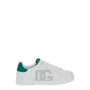 Dolce & Gabbana Vita Sneakers med Portofino Logo White, Herr