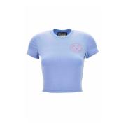 Versace Jeans Couture Snygga T-shirts och Polos Blue, Dam