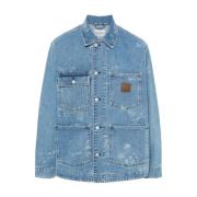 Carhartt Wip Stamp Jacka Blue, Herr