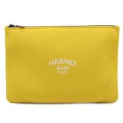 Hermès Vintage Pre-owned Laeder kuvertvskor Yellow, Dam