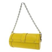 Louis Vuitton Vintage Pre-owned Tyg louis-vuitton-vskor Yellow, Dam