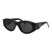 Prada Stiliga solglasögon med 0PR 20Zs Black, Dam