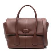 Tod's Vändbar Läder Miniväska Brown, Dam