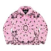 Supreme Bandana Faux Fur Bomber Jacket Pink, Herr