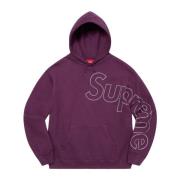 Supreme Reflekterande huvtröja aubergine Limited Edition Purple, Herr