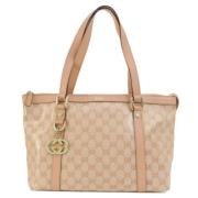 Gucci Vintage Pre-owned Canvas handvskor Pink, Dam