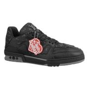 Louis Vuitton Begränsad upplaga Svart Denim Trainer x Nigo Black, Herr