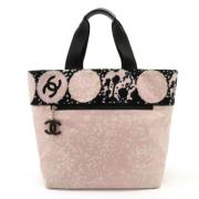 Chanel Vintage Pre-owned Canvas chanel-vskor Pink, Dam