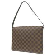 Louis Vuitton Vintage Pre-owned Tyg louis-vuitton-vskor Brown, Dam