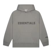 Fear Of God Begränsad upplaga 3D Silicon Applique Hoodie Gray, Herr