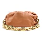 Bottega Veneta Vintage Pre-owned Tyg axelremsvskor Brown, Dam