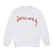 Travis Scott Begränsad upplaga Crewneck Sweatshirt White, Herr