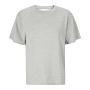 Extreme Cashmere Avslappnad passform tröja med halvlånga ärmar Gray, D...