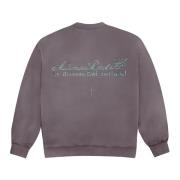 Travis Scott Begränsad upplaga Logo Crewneck Lila Purple, Herr