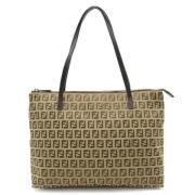 Fendi Vintage Pre-owned Tyg fendi-vskor Brown, Dam