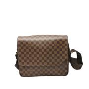 Louis Vuitton Vintage Pre-owned Tyg louis-vuitton-vskor Brown, Dam