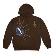 Travis Scott Begränsad Upplaga Brun Hoodie Cactus Jack Print Brown, He...