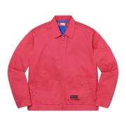 Comme des Garçons Begränsad upplaga Tryckt arbetsjacka Ljusrosa Pink, ...