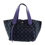 Louis Vuitton Vintage Pre-owned Tyg louis-vuitton-vskor Black, Dam