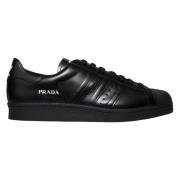 Adidas Begränsad upplaga Superstar Prada Svarta Skor Black, Herr