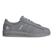 Adidas Begränsad Upplaga Cement Grå Superstar Grannskap Gray, Unisex