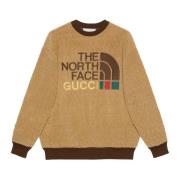 Gucci Begränsad upplaga Faux Fur Sweatshirt Brun Brown, Herr