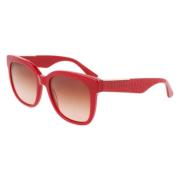 Lacoste Röda Acetat Dam Solglasögon Red, Dam