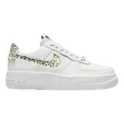 Nike Vit Leopard Låg Pixel Begränsad Upplaga White, Herr