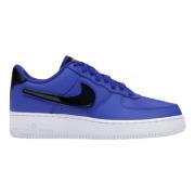 Nike Blå Avtagbar Swoosh Air Force 1 Blue, Herr