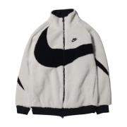 Nike Begränsad upplaga Reversible Boa Jacket Vit Svart Black, Herr