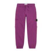 Stone Island Lila Stripe Sweatpant Begränsad Upplaga Purple, Herr