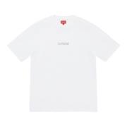 Supreme Begränsad upplaga Bullion Logo T-shirt White, Herr