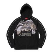 Supreme Begränsad upplaga Falcon Raglan Hoodie Svart Black, Herr