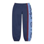 Supreme Begränsad Upplaga Stor Logo Sweatpant Navy Blue, Herr