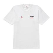 Supreme Begränsad upplaga Ducati Logo Tee White, Herr