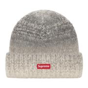 Supreme Begränsad upplaga Gradient Stripe Beanie Gray, Herr