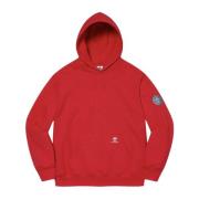 Supreme Röd Timberland Hoodie Begränsad Upplaga Red, Herr