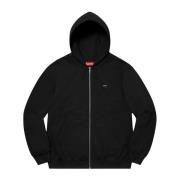 Supreme Svart Dragkedja Hoodie Begränsad Upplaga Black, Herr