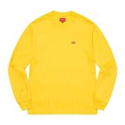 Supreme Begränsad Upplaga Liten Box Långärmad T-shirt Gul Yellow, Herr