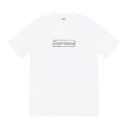 Supreme Begränsad upplaga Kritbox Logo Tee White, Herr