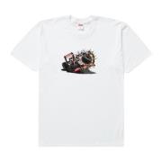 Supreme Begränsad upplaga Crash Tee Vit White, Herr