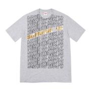 Supreme Klassisk Heather Grey Tee Limited Edition Gray, Herr