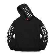 Supreme Chenille Hoodie Begränsad Upplaga Black, Herr