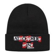 Supreme Begränsad Upplaga Svart Beanie Black, Unisex