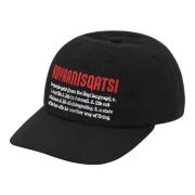 Supreme Begränsad Upplaga Svarta 6-Panel Kepsar Black, Unisex