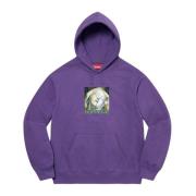 Supreme Begränsad upplaga Hooded Sweatshirt Dusty Purple Purple, Herr