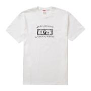 Supreme Begränsad upplaga Spend It Tee White White, Herr