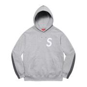 Supreme Begränsad upplaga Split Hooded Sweatshirt Heather Grey Gray, H...