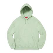 Supreme Begränsad upplaga Satin Appliqué Hoodie Mint Green, Herr