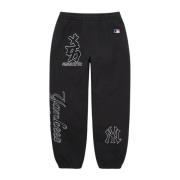 Supreme Begränsad upplaga Yankees Kanji Sweatpant Svart Black, Herr